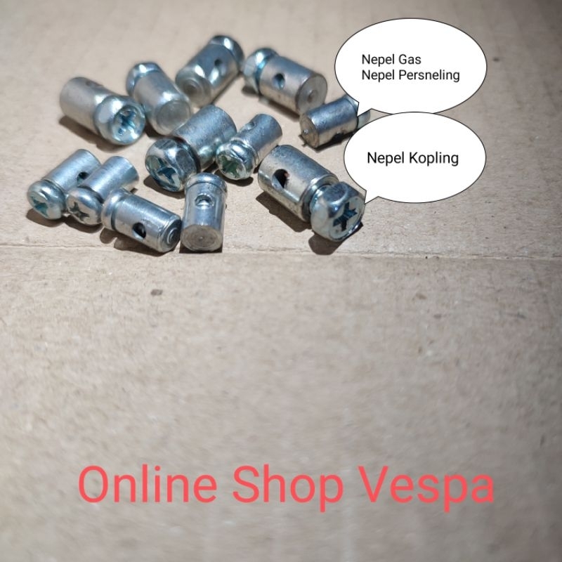 Nepel Tali Kopling & Nepel Tali Gas Persneling Vespa