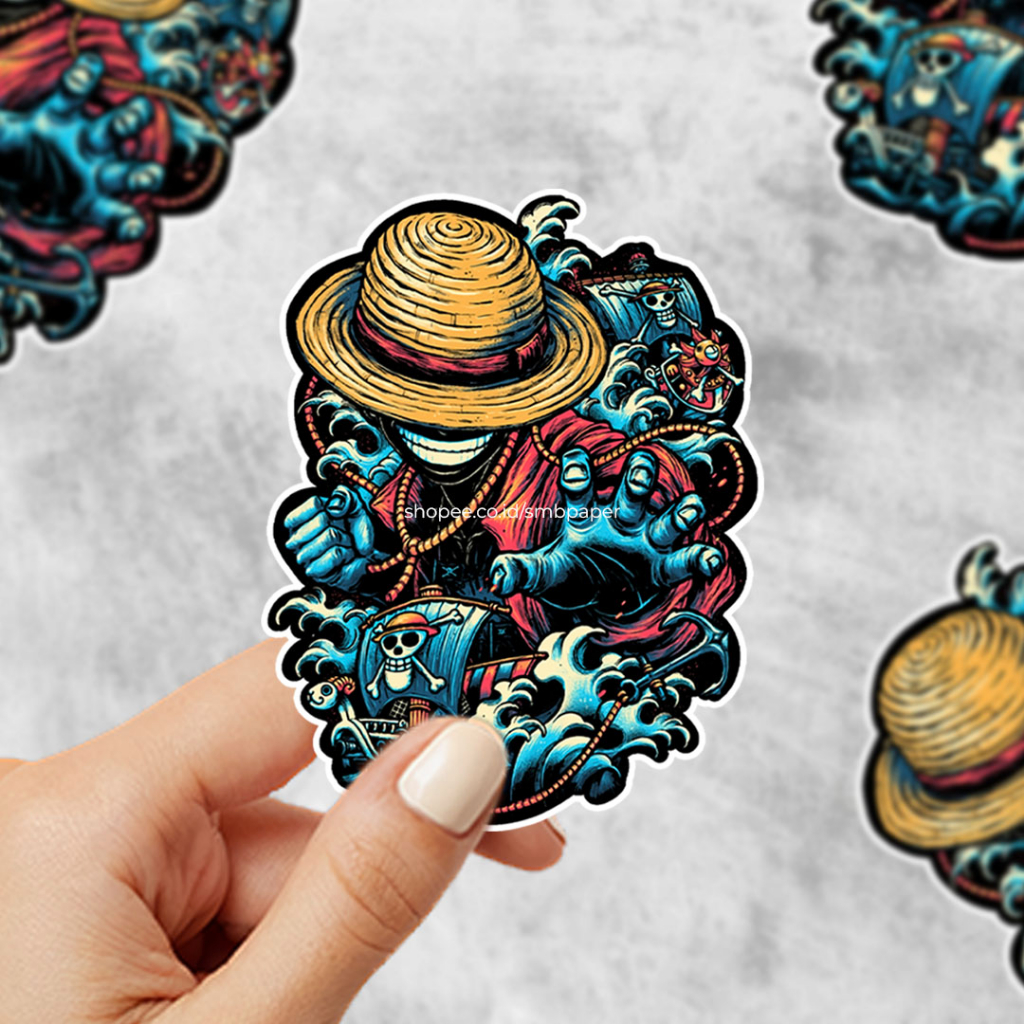 

Sticker Stiker Anime Vinyl Waterproof One Piece Luffy | Katalog 1