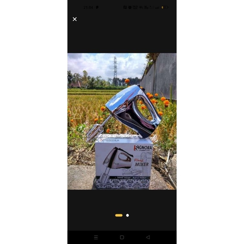 Hand Mixer Signora/Hand Mixer Signora plus Hadiah Langsung