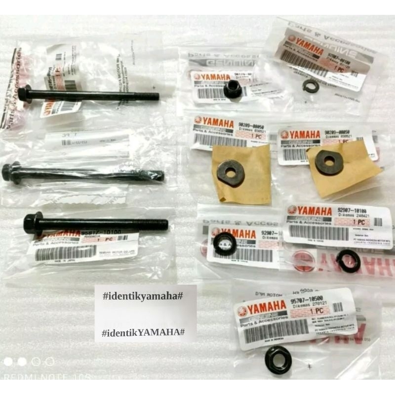 Baut engine mounting rx king set baut gantung mesin rx king set original yamaha