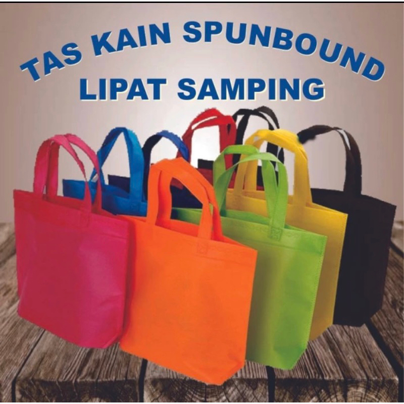 

TAS KAIN SPUNBOND TALI TEBAL 75GSM | TAS BELANJA | GOODIE BAG | TAS SOUVENIR