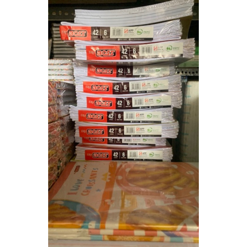 

BUKU TULIS BIG BOSS BOXI ISI 42 LEMBAR (1 PAK-6 PCS)