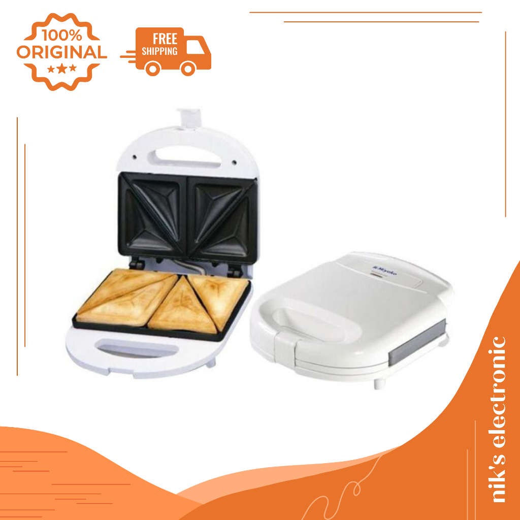 ORIGINAL 100% | MIYAKO Sandwich Toaster - Miyako  TSK258 | MIYAKO Sandwich Toaster TSK258 | GARANSI 