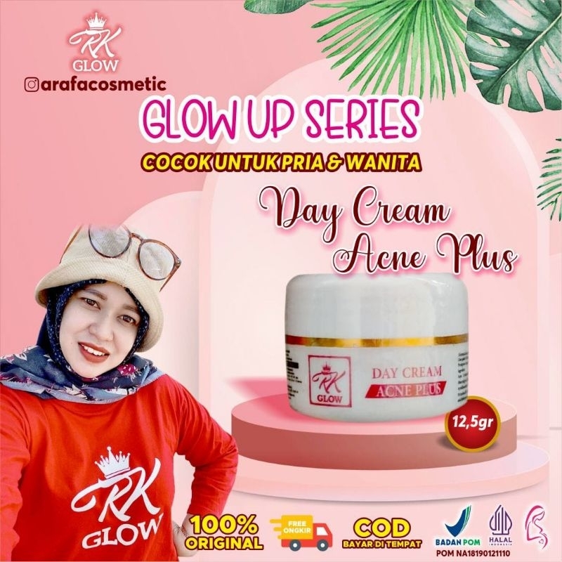 RK GLOW ACNE ECER DAY CREAM NIGHT CREAM TONER FACIAL WASH