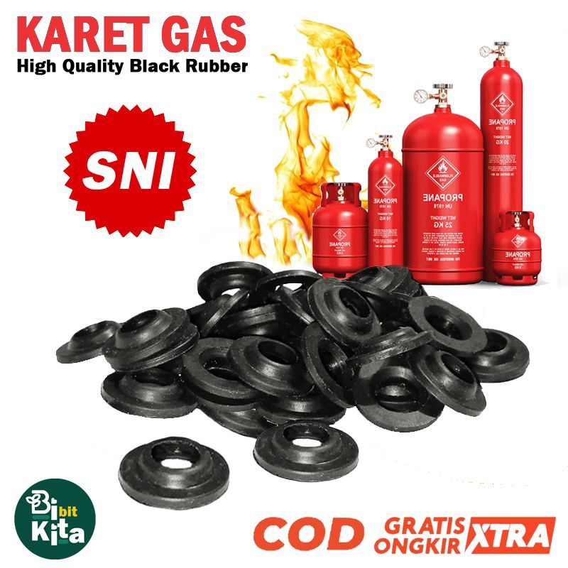 Karet Regulator Kompor GAS Tabung LPG Klem Seal Selang Anti Bocor SNI