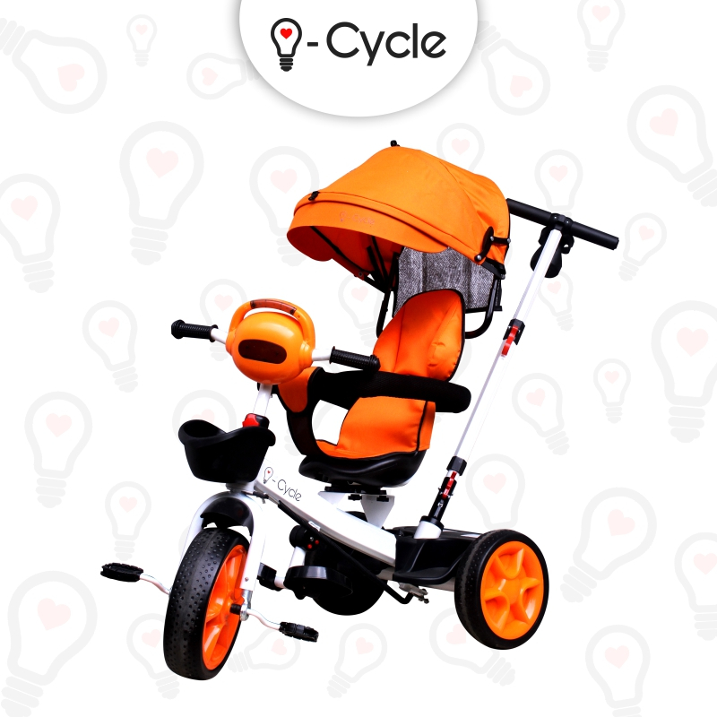 I-CYCLE Tricycle Stroller Envy TC-1902 Sepeda Roda Tiga