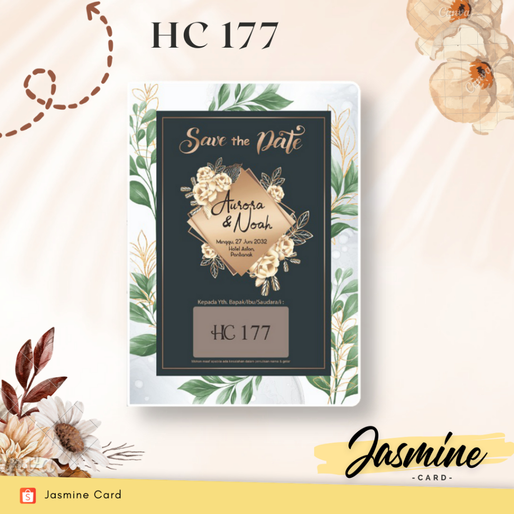 BLANGKO UNDANGAN PERNIKAHAN SOFTCOVER TERMURAH HC 177