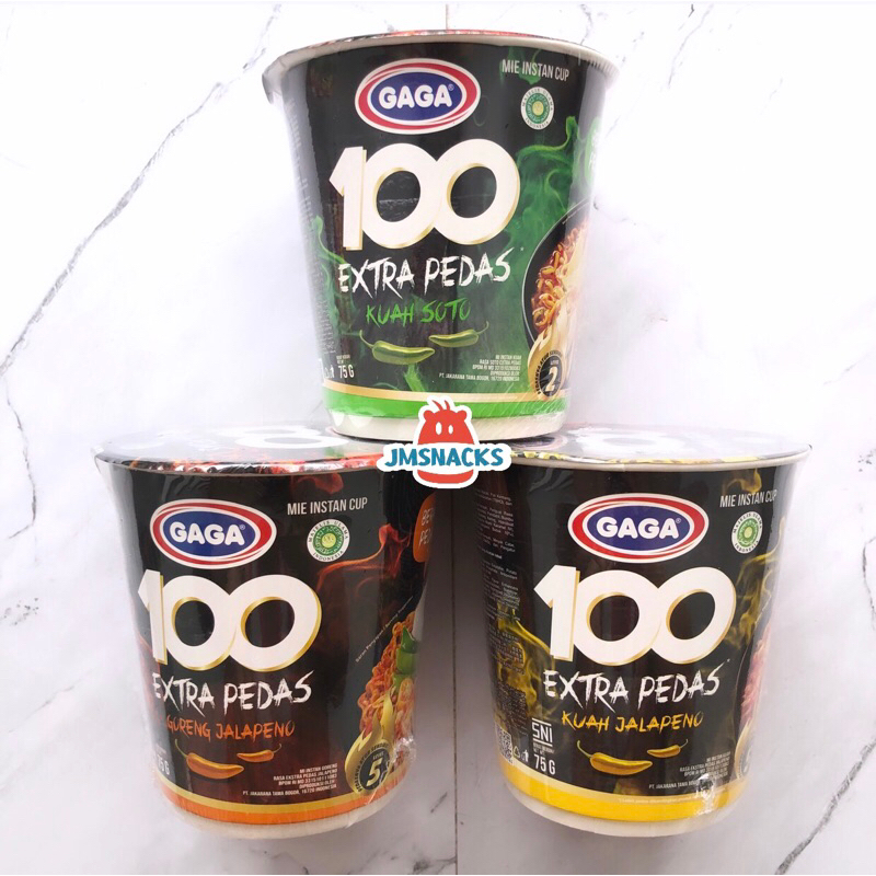 

[PROMO!!] Mie Gaga 100 CUP Extra Pedas 75gr - mie pedas indomie termurah diskon enak