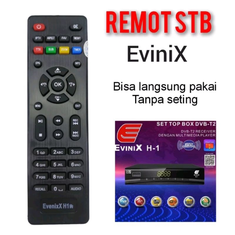 REMOT REMOTE STB EVINIX T2