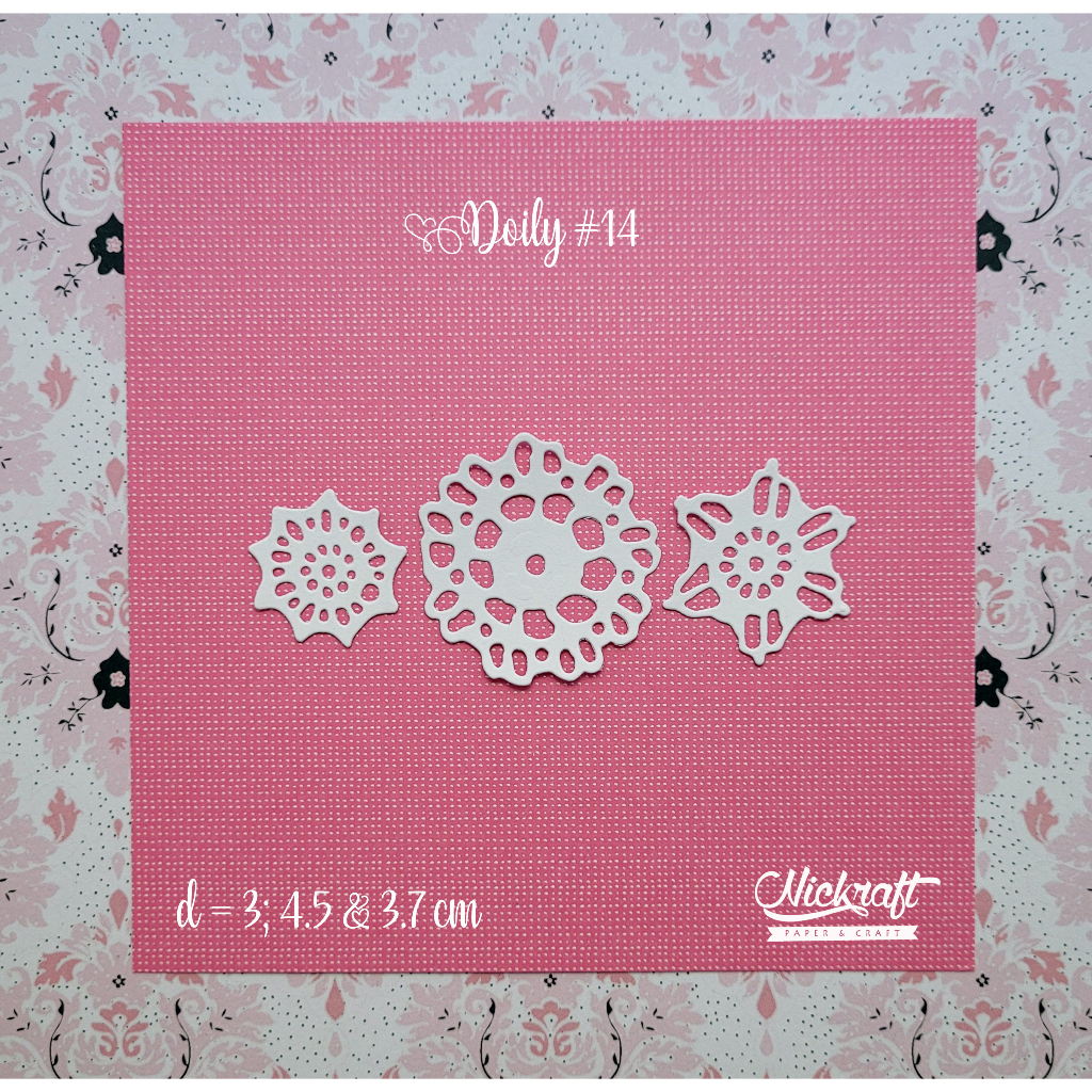 

DOILY #14 - Hiasan Scrapbook Jurnal Die Cut Doily Paper