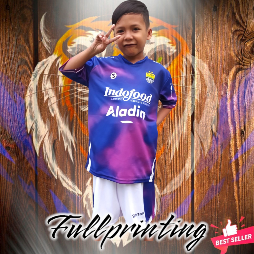 BEST SELLER KAOS BOLA anak persib 2023 setelan HOME AWAY ALTERNATE kiper teja PRINTING