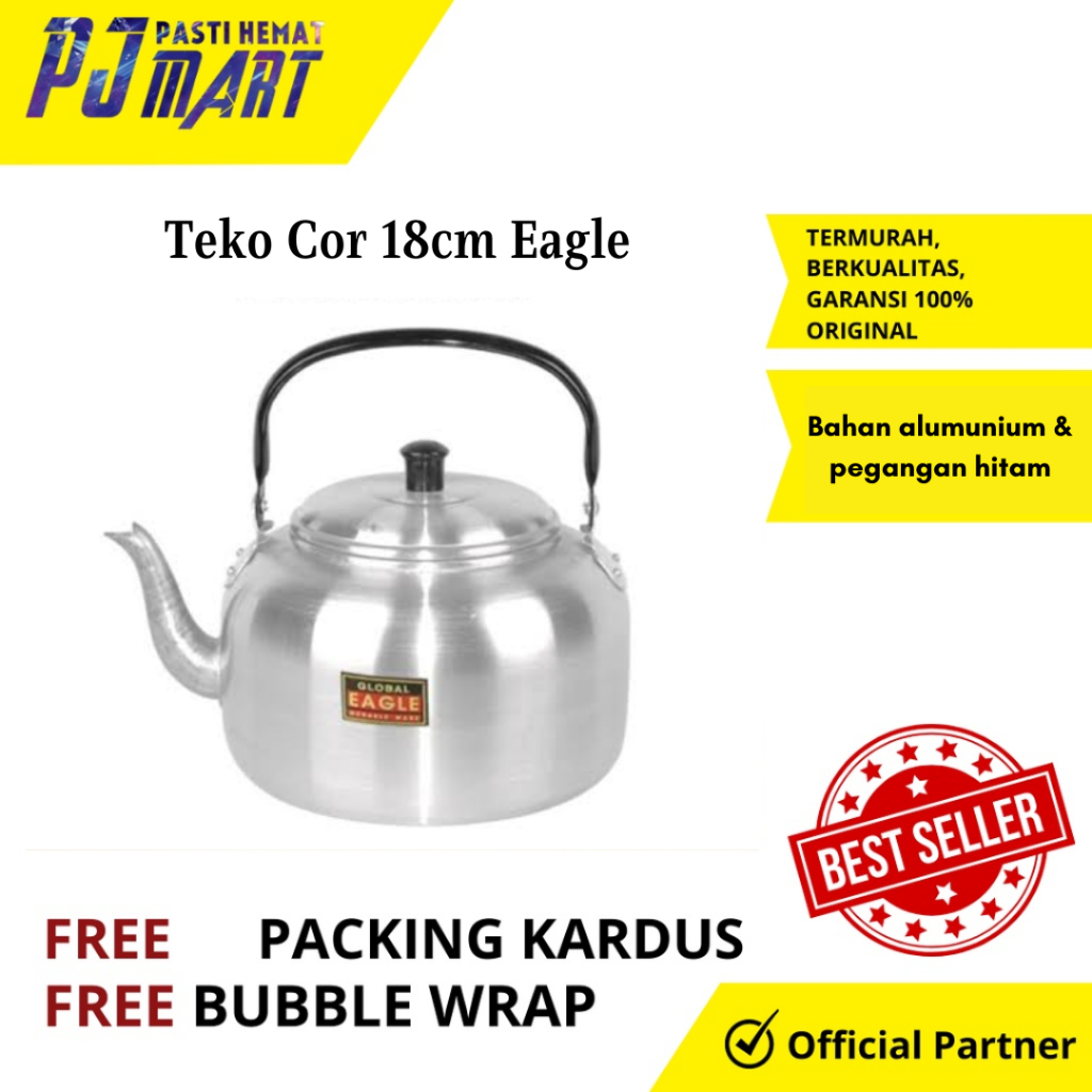 Teko Cor 18cm Eagle Pegangan Hitam | Teko Cor Pegangan Hitam | Teko Cor Eagle | Teko Eagle | Teko Ai