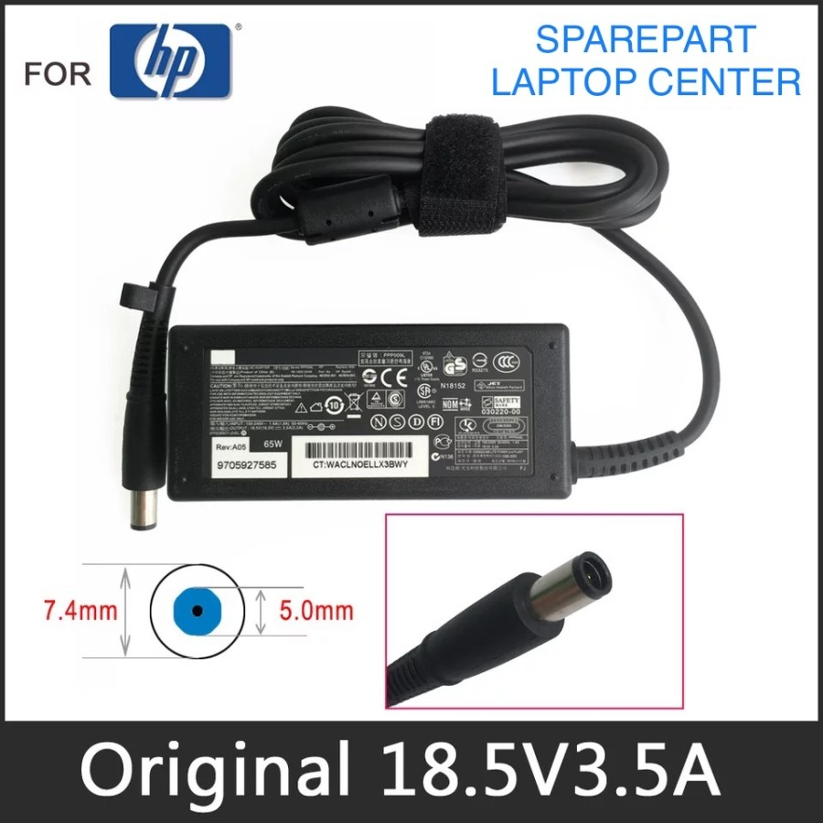 Adapter HP Compaq Pavilion G6 DV4 DV5 DV6 DV7 G50 G60 N193 CQ32 CQ43