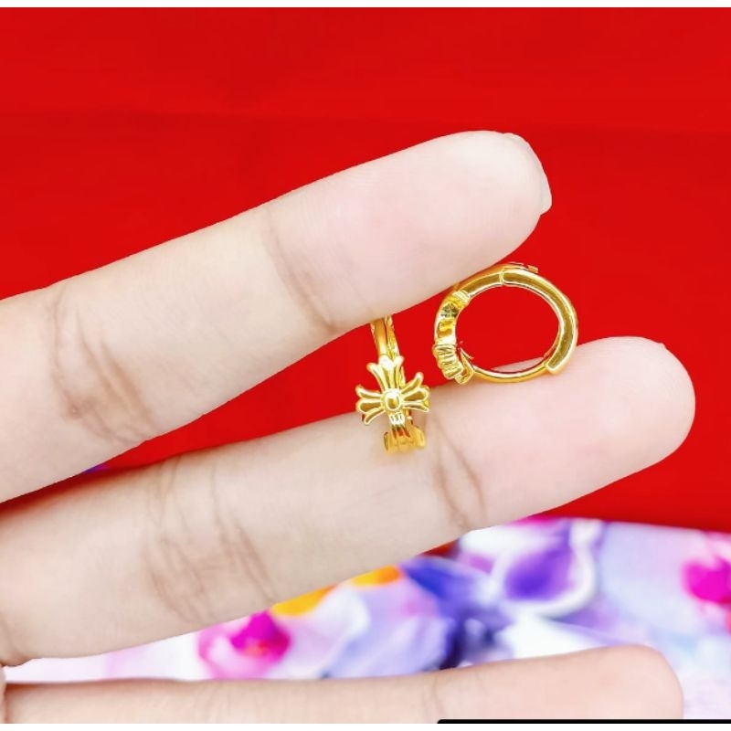 anting jepit dewasa 2 gram emas muda