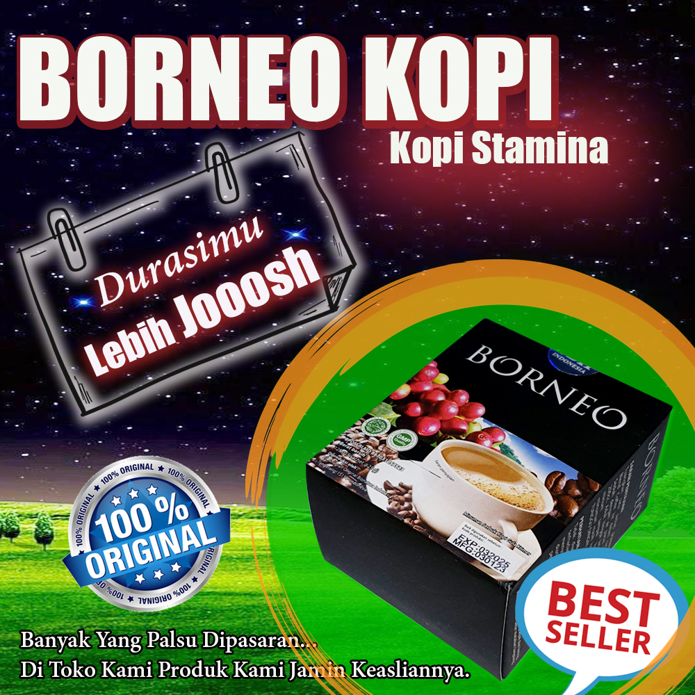 

Kopi Borneo 1 Kotak isi 5 Sachet Original