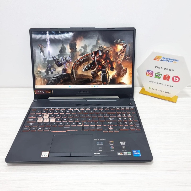 ASUS TUF F15 FX506HM Core i7-11800H RAM 16GB SSD 512GB RTX 3060 144Hz