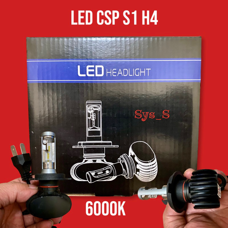 LED H4 CSP CHIPS S1 Lampu Utama