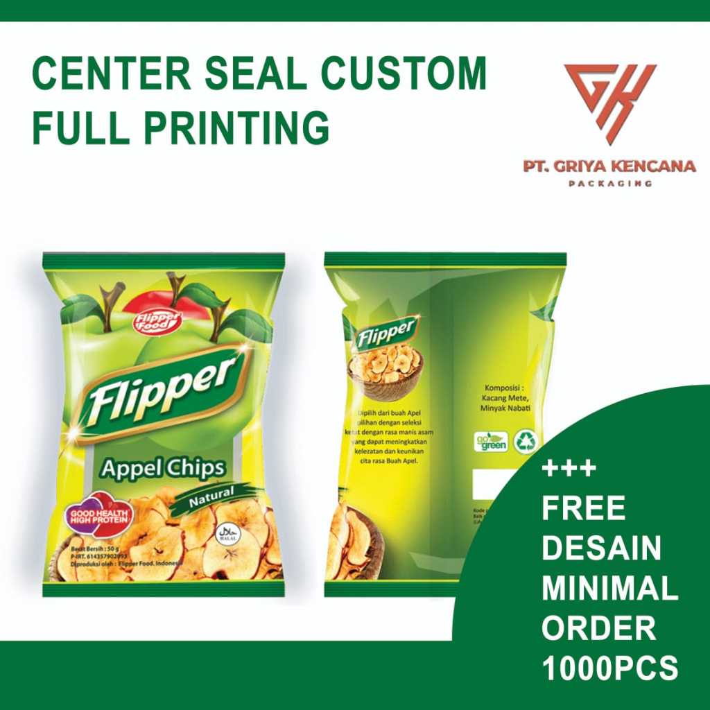JASA CETAK CENTER SEAL CUSTOM KEMASAN FULL PRINTING KOPI FROZEN FOOD SEMUA UKURAN BUKUNGKUSAN TERMUR