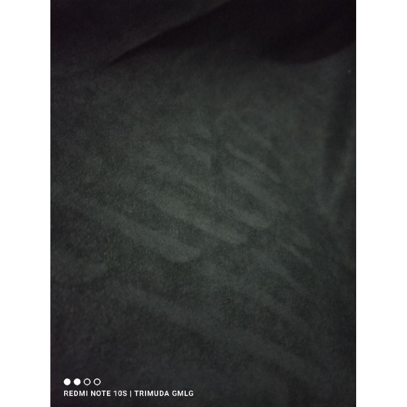 Bahan kain jok mobil suede hitam melar