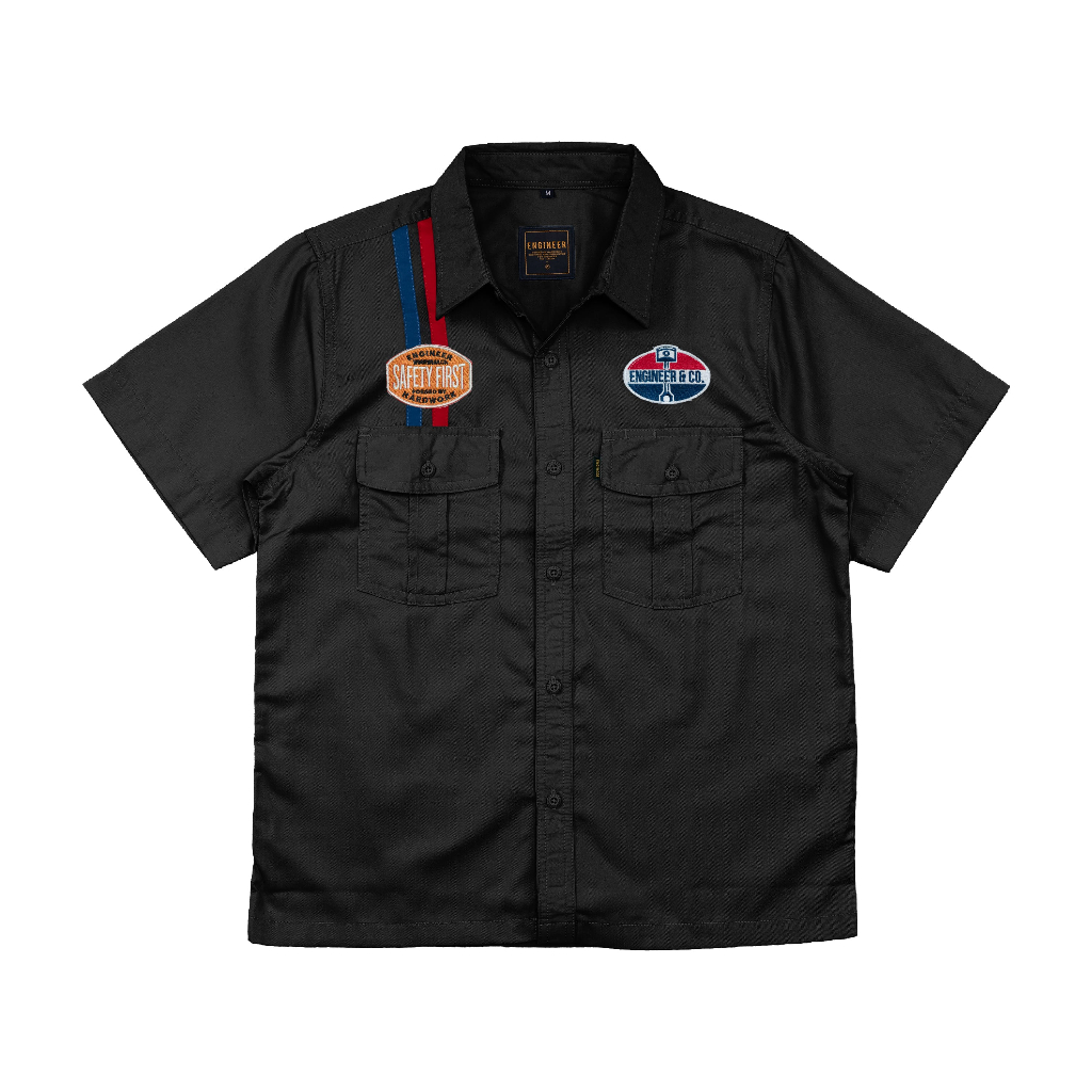 Engineer Workwear - Stroke Workshirt Kemeja Lapangan Lengan Pendek