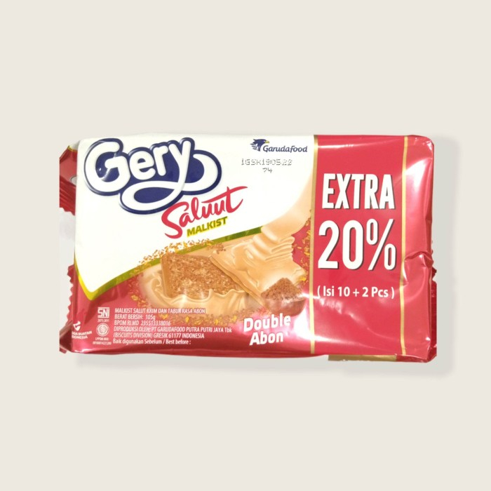 

Gery snack & sereal 100gr Gery Salut Malkist Abon Gery Salut Wafer Mabar