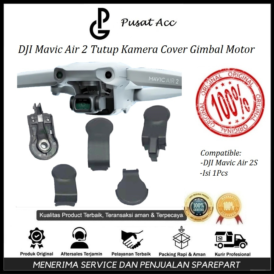 DJI Mavic Air 2 Tutup Kamera Cover Gimbal Motor Isi 6Pcs Original Cover Kamera Shell Air 2