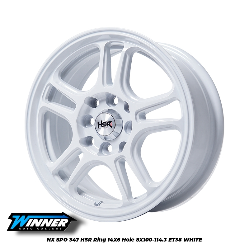 VELG RACING PUTIH RING 14 - VELG RACING AGYA BRIO CALYA XENIA AVANZA
