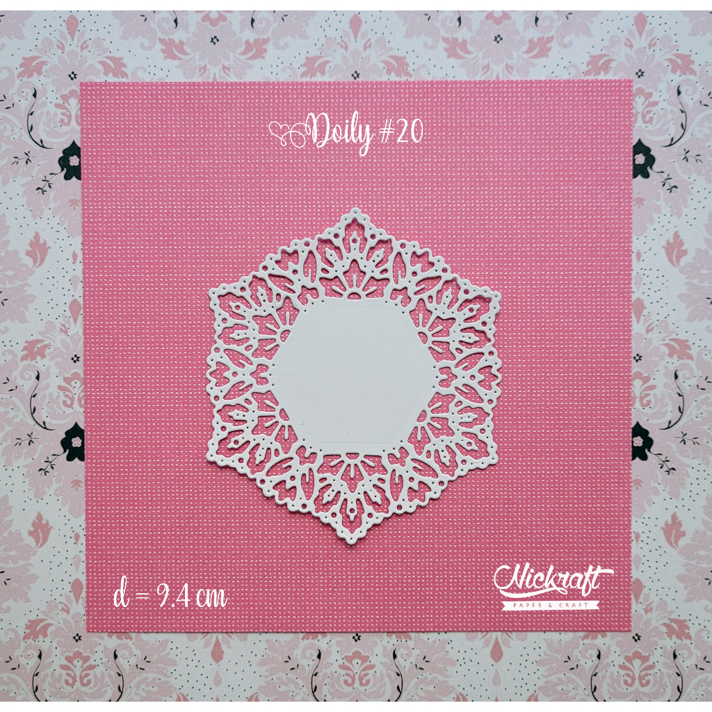 

DOILY #20 - Hiasan Scrapbook Jurnal Die Cut Doily Paper