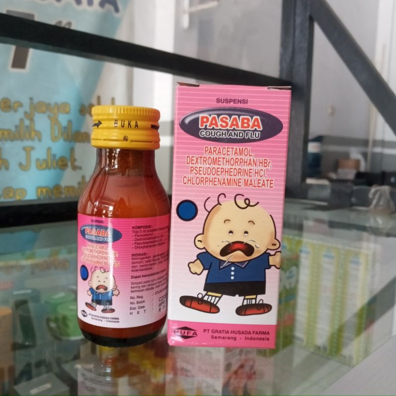 PASABA COUGH & FLU SIRUP 60 ML ll batuk pilek
