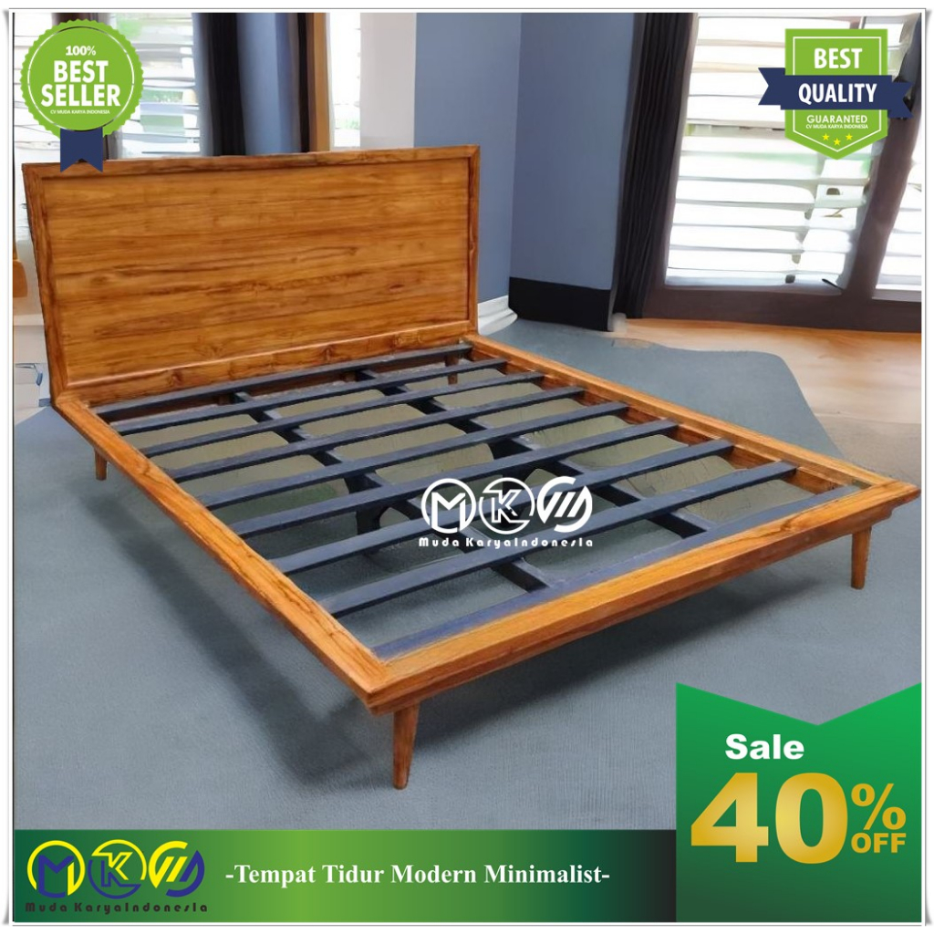 Tempat tidur kayu jati minimalis dipan minimalis kayu jati ranjang tempat tidur kayu jati model mini