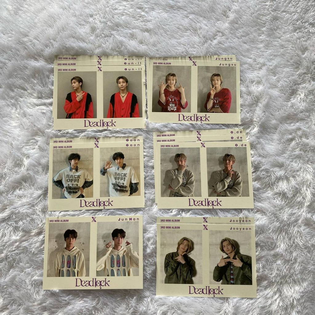 XDINARY HEROES DEADLOCK SOUNDWAVE LUCKY DRAW 2 CUT GUNIL JUNGSU GAON ODE JUNHAN JOOYEON