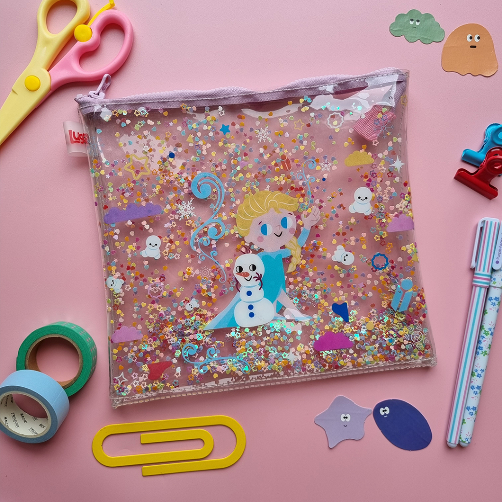 

LUGO Premium Princess Pouch Tas Tempat Pensil READYSTOCK
