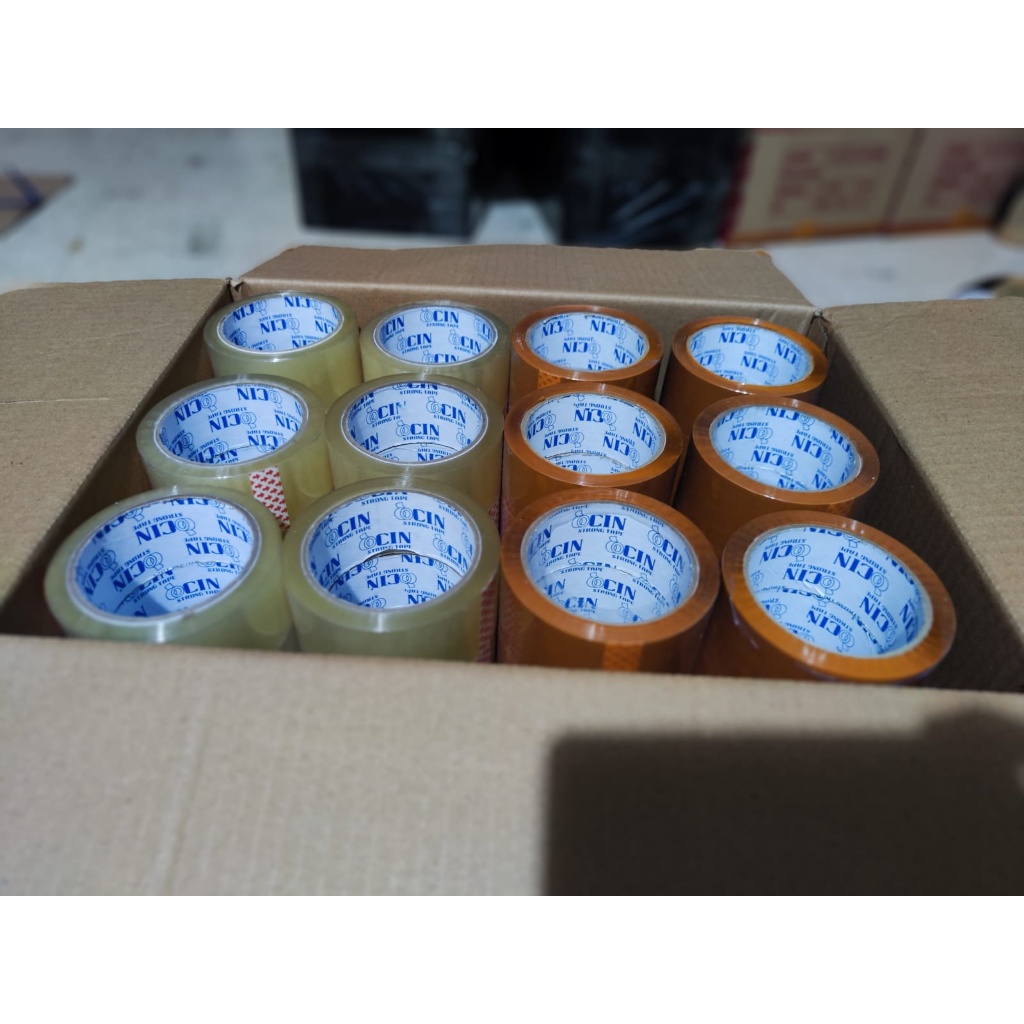 

Lakban Packing Ocin-Nawa Tape 45x90Y Bening dan Coklat harga 1/2 dus isi 36 pcs