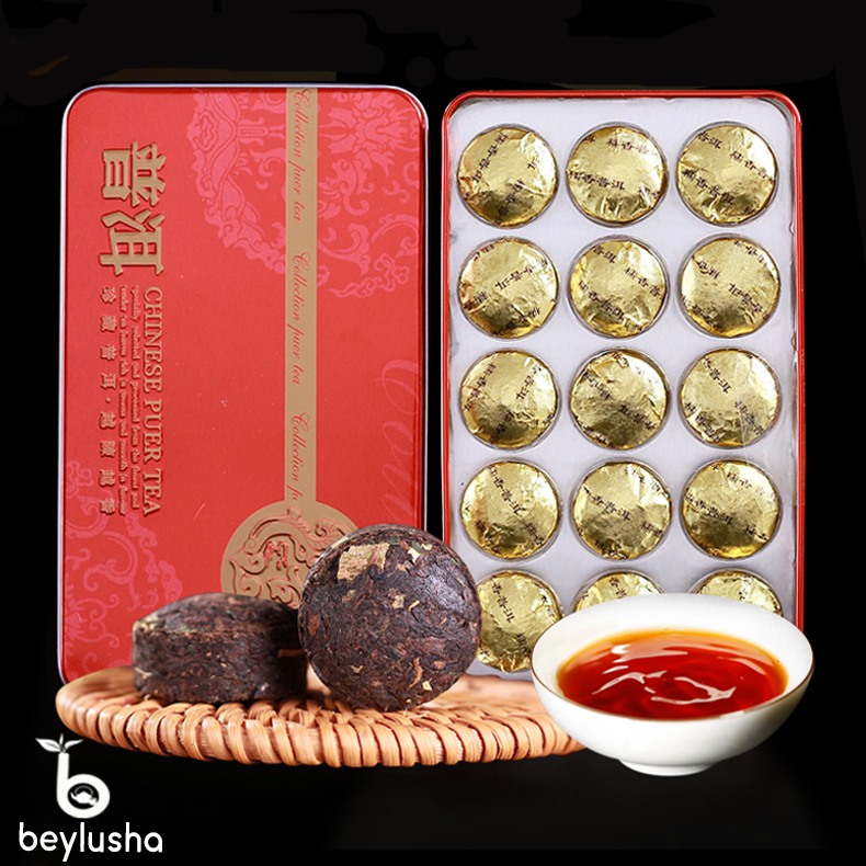 

Pu Erh Cooked Chinese Tea Yunnan Teh Kesehatan Aroma Beras Ketan Harum Wangi