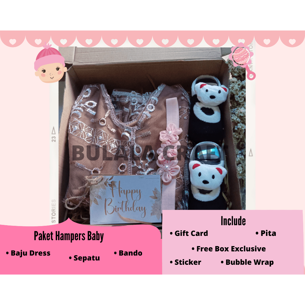 

Hampers Gift Box dan Kado Baby New Born 0-12 Month