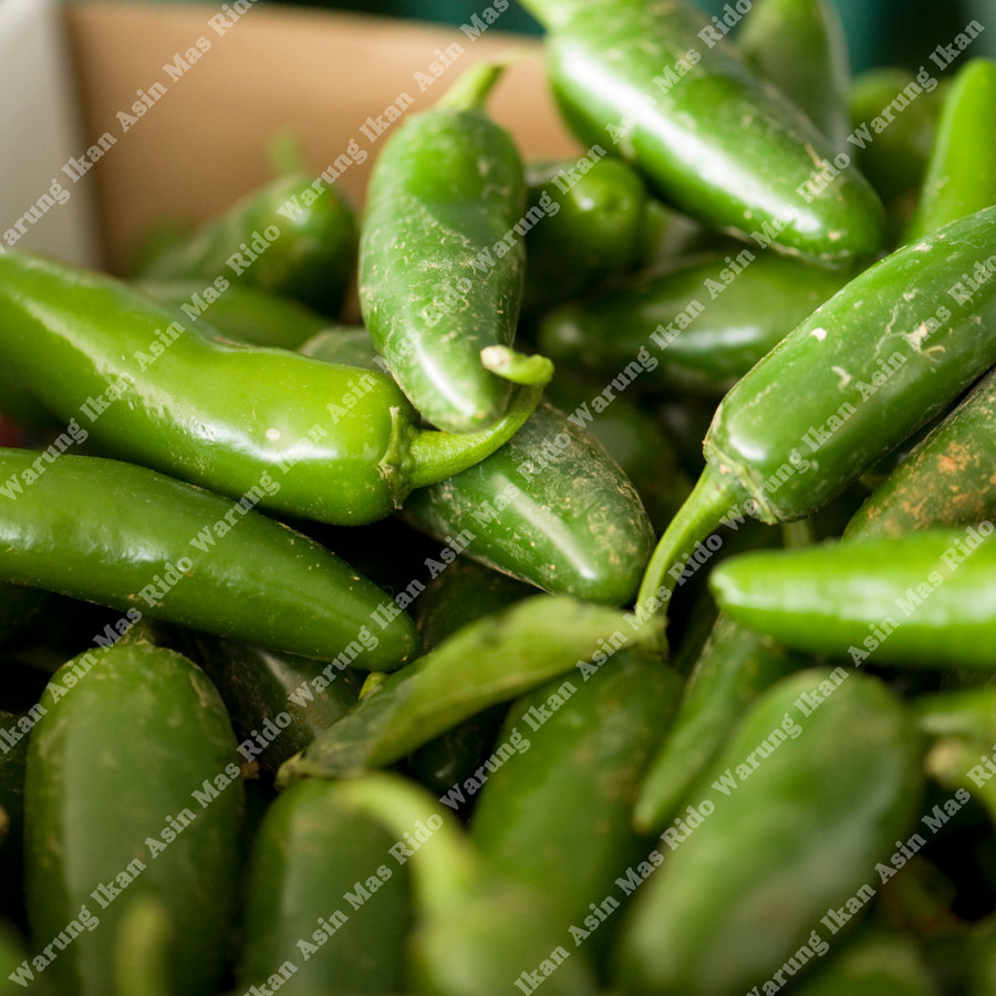 

Cabai Jalapeno Segar 1 Kg Cabe Hijau Acar Sayur Segar