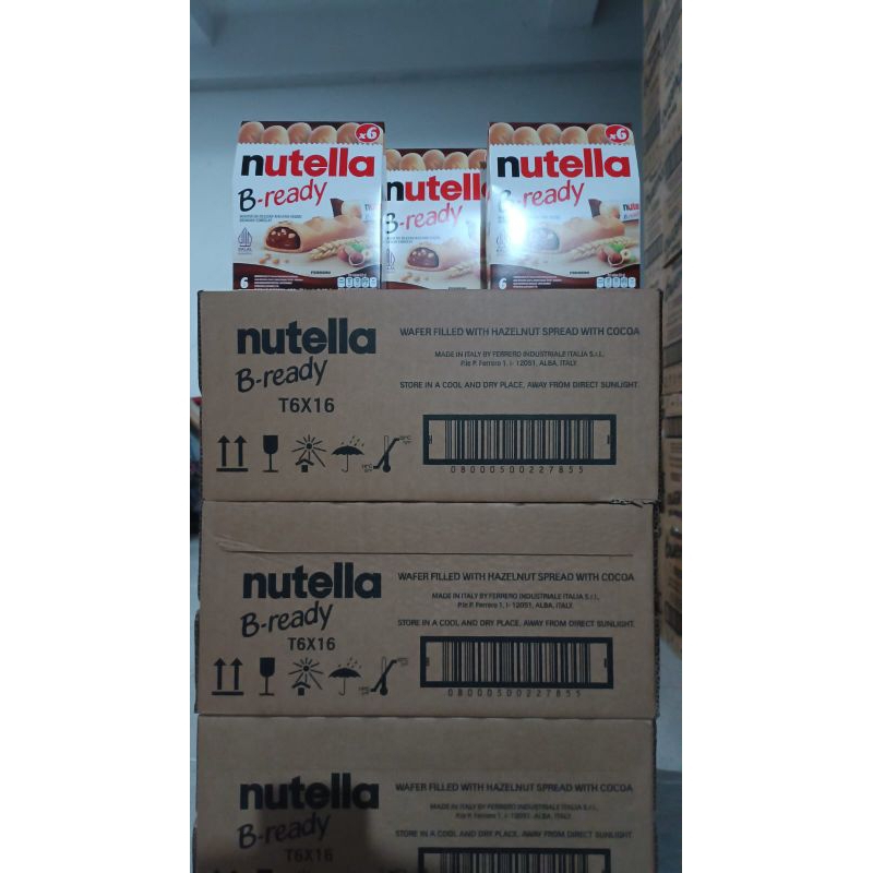 Nutella B Ready T6 original exp Nov 2024