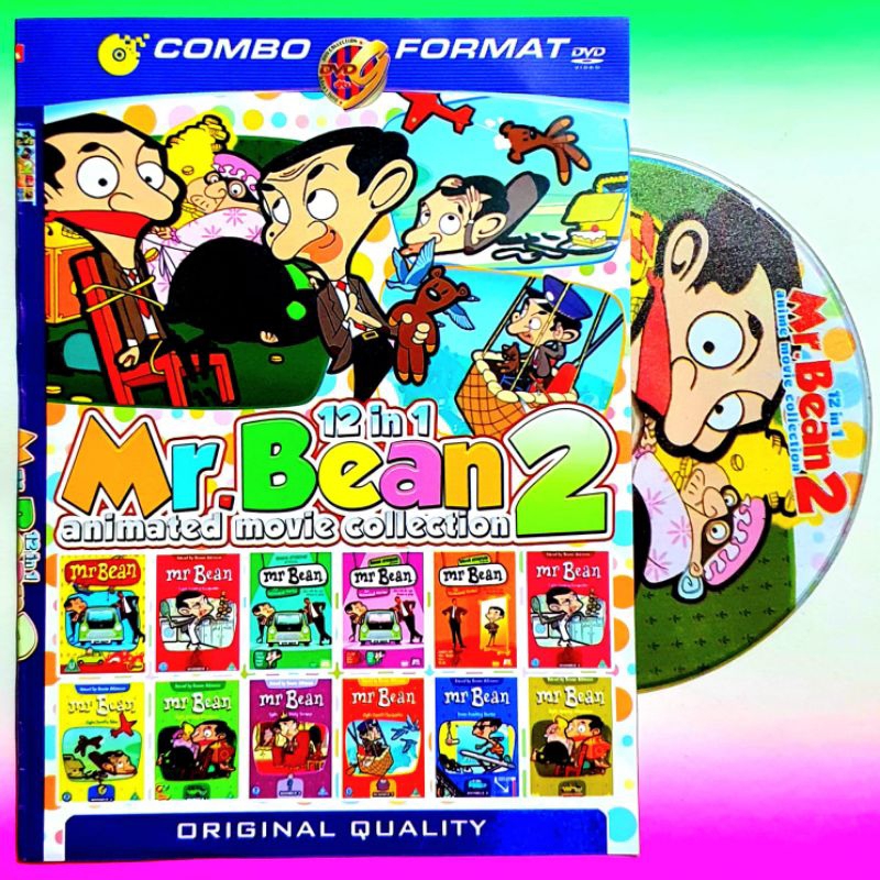 Kaset Disc Film Anak Kartun Mr Bean Collection 2 Disc Lengkap Film hiburan komedi Terlaris