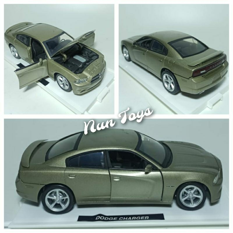 Miniatur Diecast Mobil Dodge charger 1:24