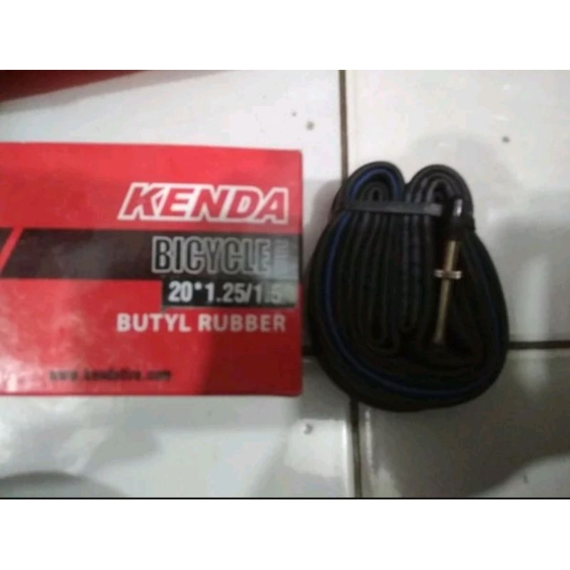ban dalam sepeda lipat 20 x 1.25 / 1.50 kenda presta 60mm
