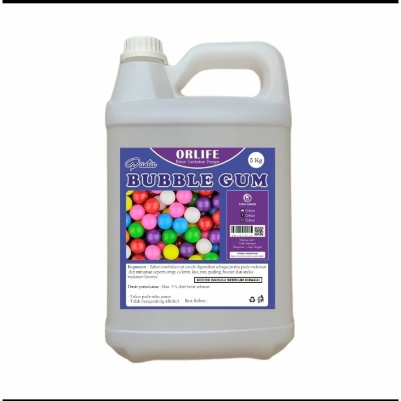 

Pasta Blue Bubblegum 5 Kg Orlife