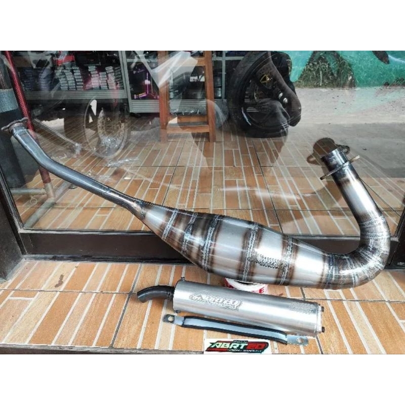 knalpot abrt20 ninja TU ninja R RR galvanis