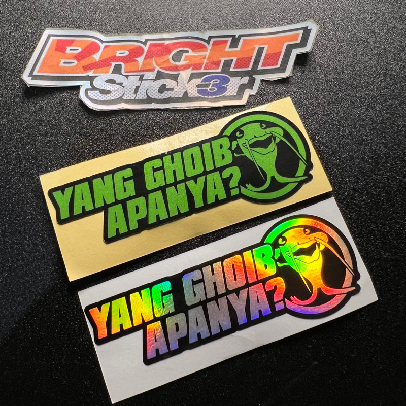 Sticker Stiker YANG GHOIB APANYA princutt