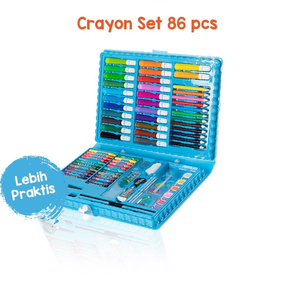 

Krayon 86in1 Pensil Warna Alat Mewarnai Anak Terlengkap