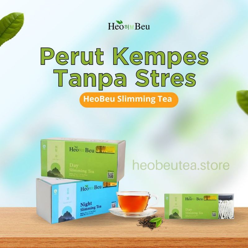 

Heo Beu Teh Pelangsing Korea | Day & Night Slimming Tea Original