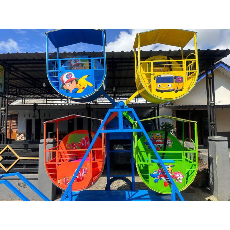 BIANGLALA KINCIR MINI | Mainan Pasar Malam| Mainan Edukatif| Mainan Rental Usaha