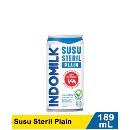 

Susu indomilk susu steril 189ml honey & plain