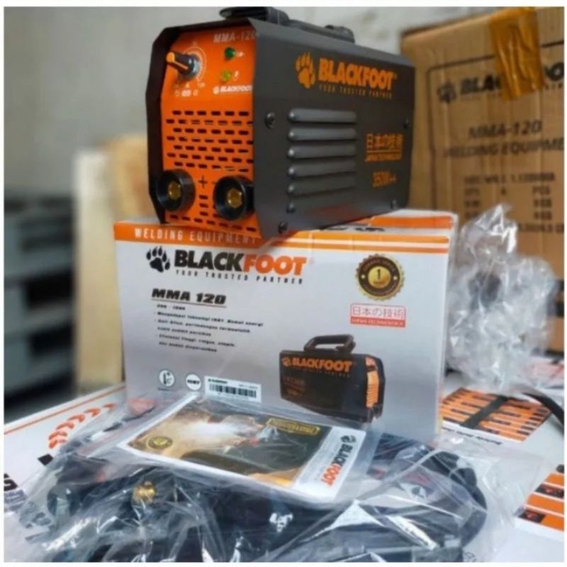MESIN LAS LISTRIK BLACKFOOT MMA-120A 350WATT