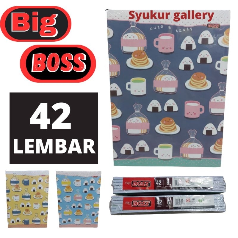 

Buku Tulis Big Boss isi 42 Lembar ( 1 Pcs )dijual eceran satuan