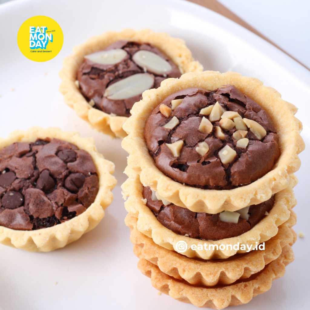 

Kue Pie Brownies Cokelat Almon Pai Coklat Brownis Almond Panggang